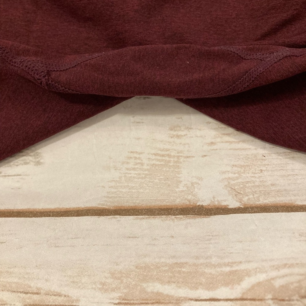 AUROLA Maroon Amplify High Waiated Leggings - Picture 13 of 13
